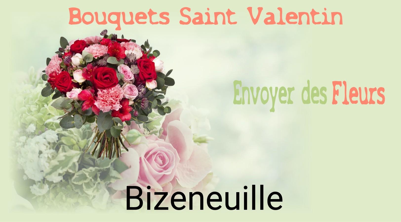 Roses de Saint-Valentin livrées à Bizeneuille